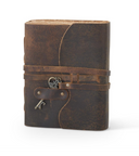 Handcrafted Leather Journal w/ Key