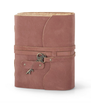 Handcrafted Leather Journal w/ Key