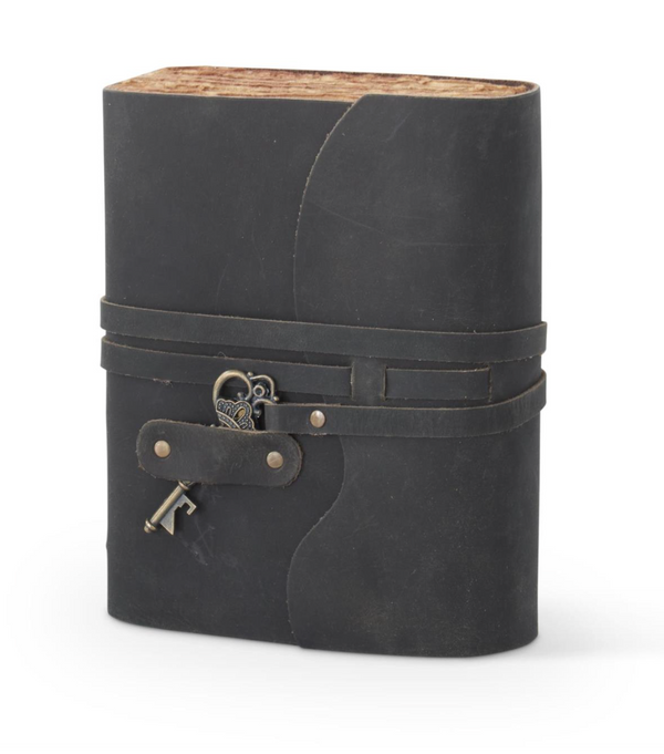Handcrafted Leather Journal w/ Key