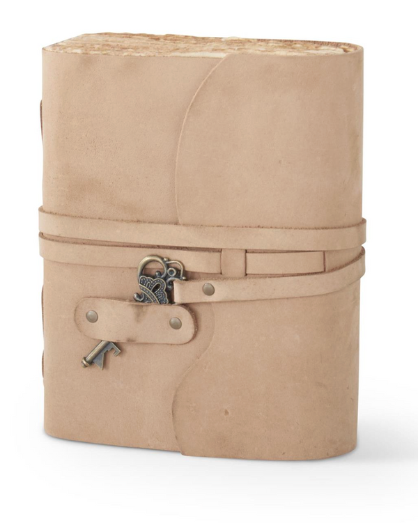 Handcrafted Leather Journal w/ Key