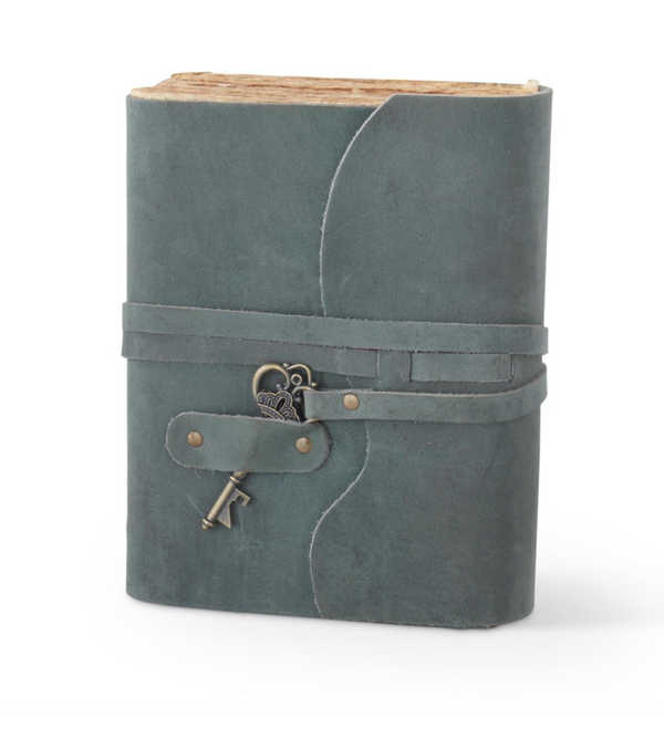 Handcrafted Leather Journal w/ Key