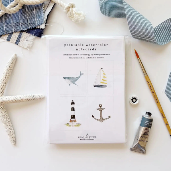 Paintable Postcard Set