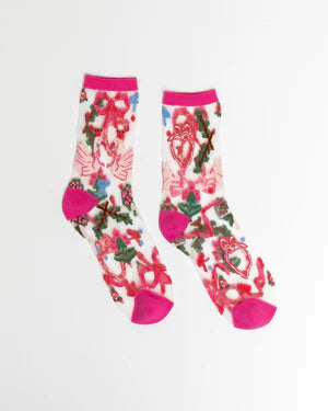 Sheer Crew Socks