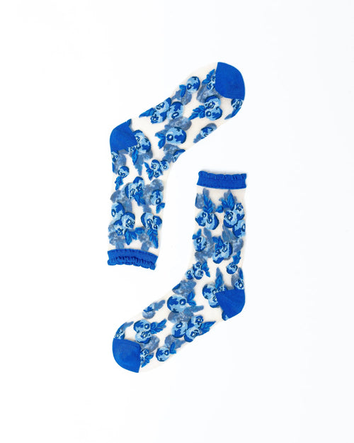 Sheer Crew Socks