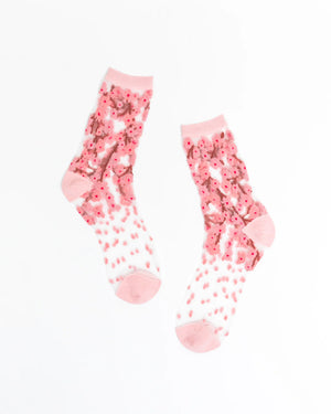 Sheer Crew Socks