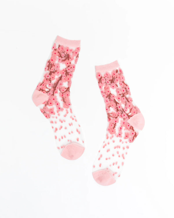 Sheer Crew Socks
