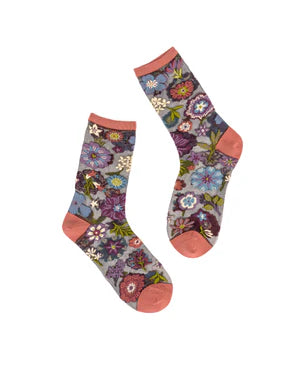 Sheer Crew Socks