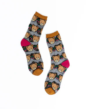 Sheer Crew Socks