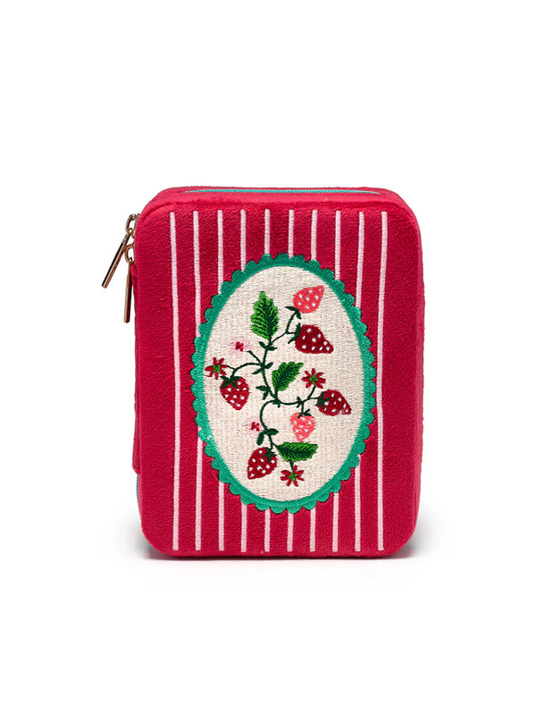 Velvet Jewelry Zip Case