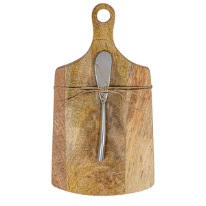 Mango Wood Board w/Knife