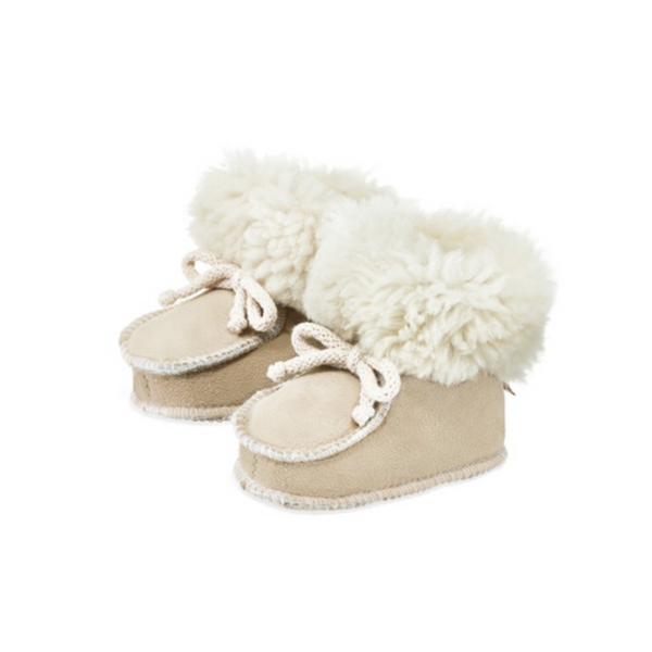 Sheepskin Baby Booties