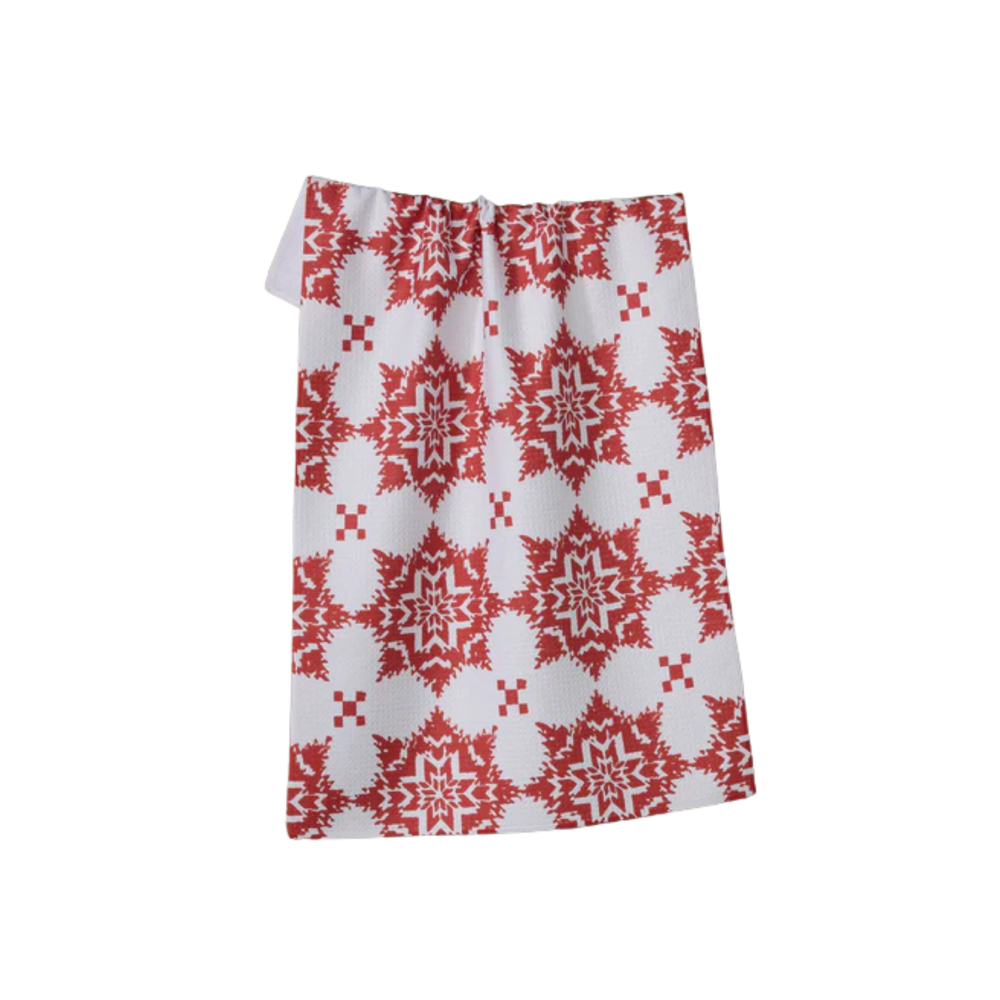 Christmas Geometry Kitchen Towels