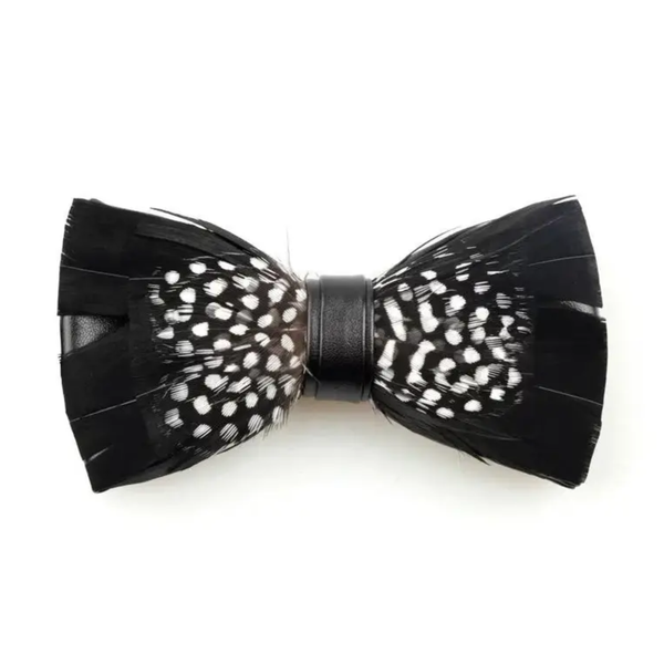 Feather Bow Tie