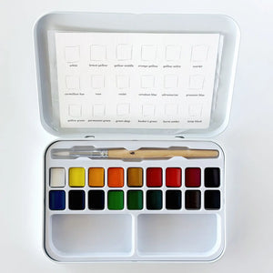 18pc Watercolor Set w/ Brush