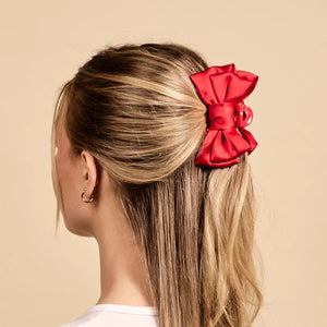 The Darling Effect Satin Bow Claw Clip