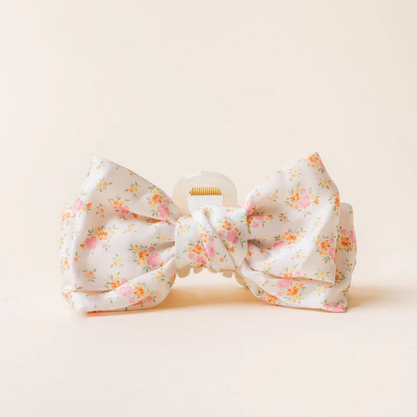 The Darling Effect Satin Bow Claw Clip