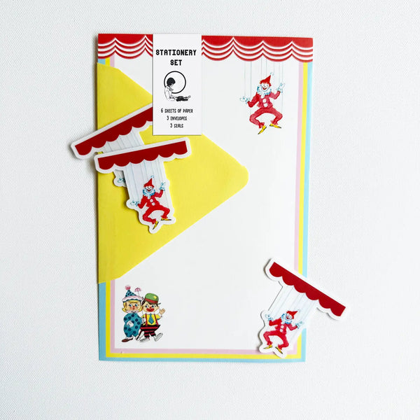 Circus Clown Stationery Set