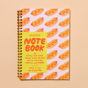 Letterpress Spiral Notebook