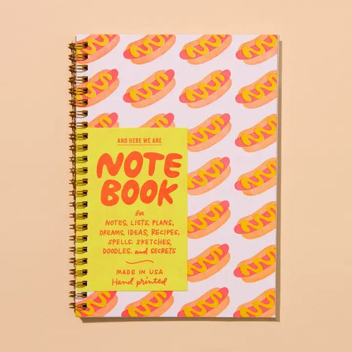 Letterpress Spiral Notebook