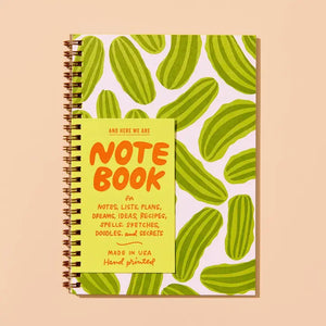 Letterpress Spiral Notebook