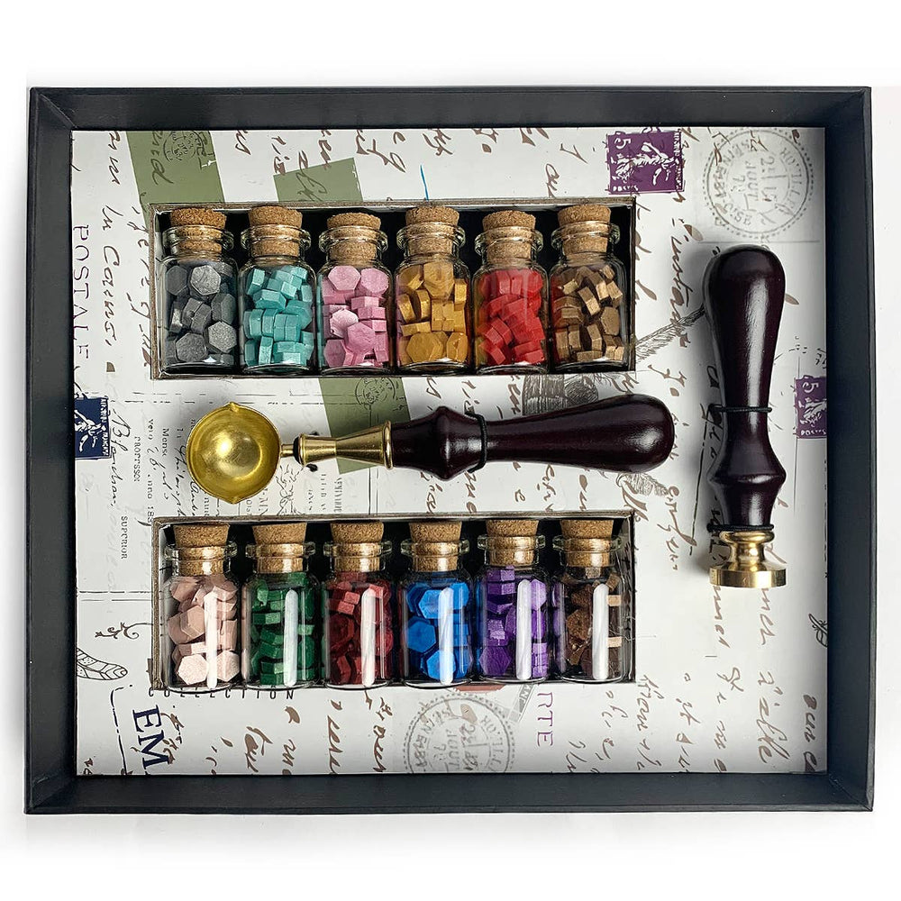 Wax Seal Bead and Stamp Set
