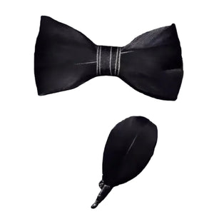 Feather Bow Tie