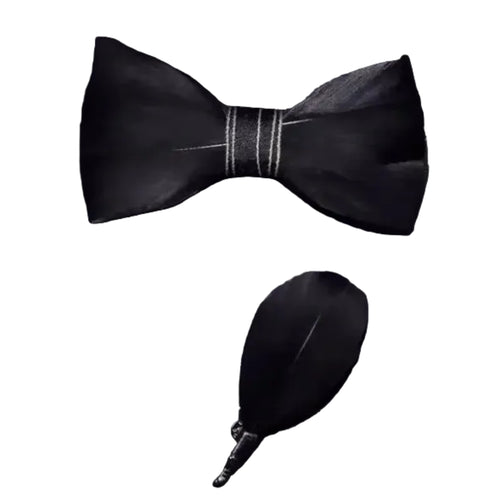 Feather Bow Tie