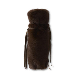Faux Fur Wine Bag