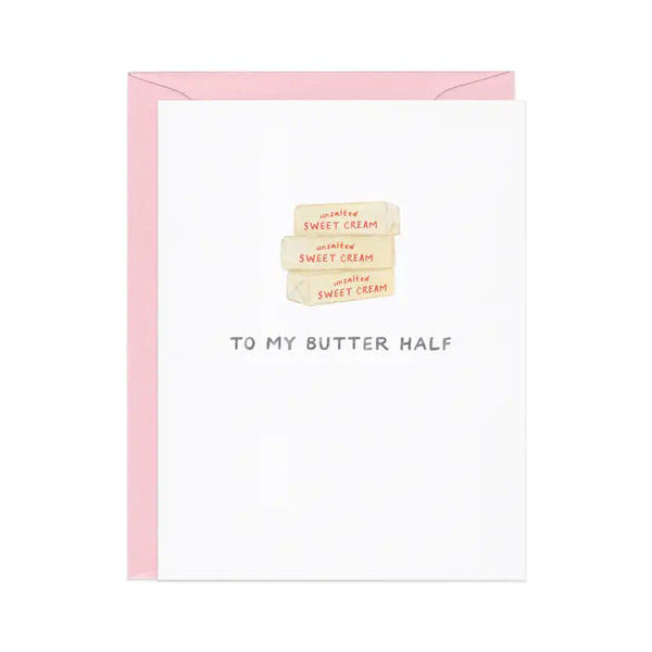 My Butter Half Love Card