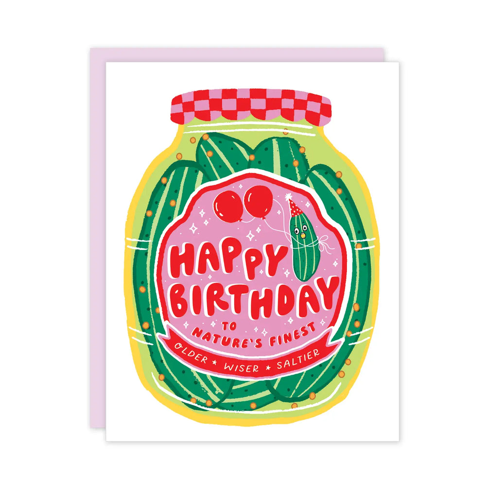 Pickle Birthday Card