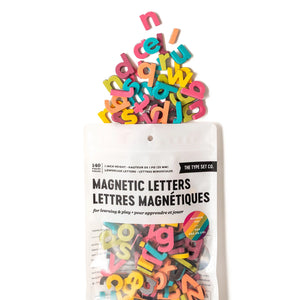Lowercase Magnetic Letters - Rainbow Pop