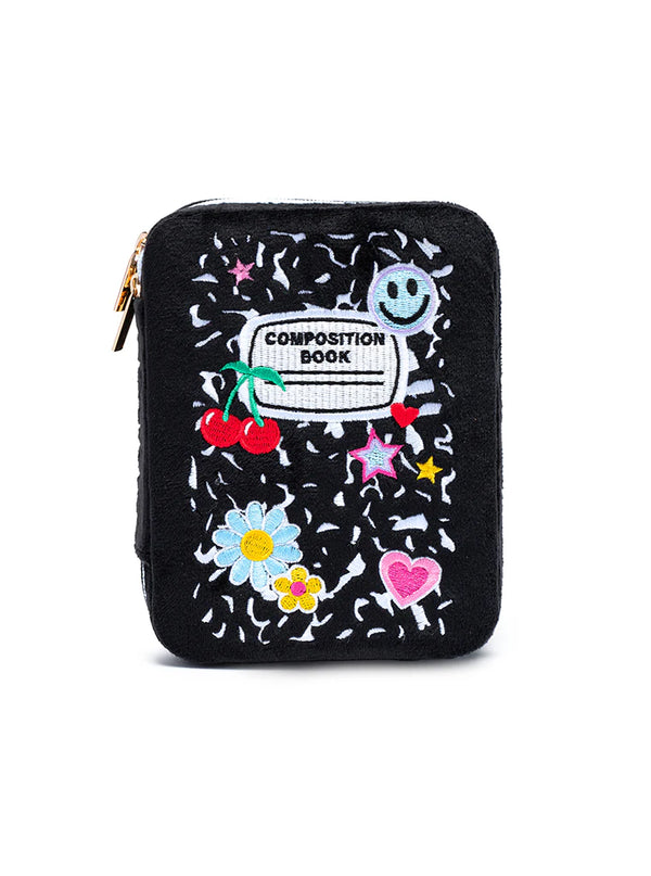Velvet Jewelry Zip Case