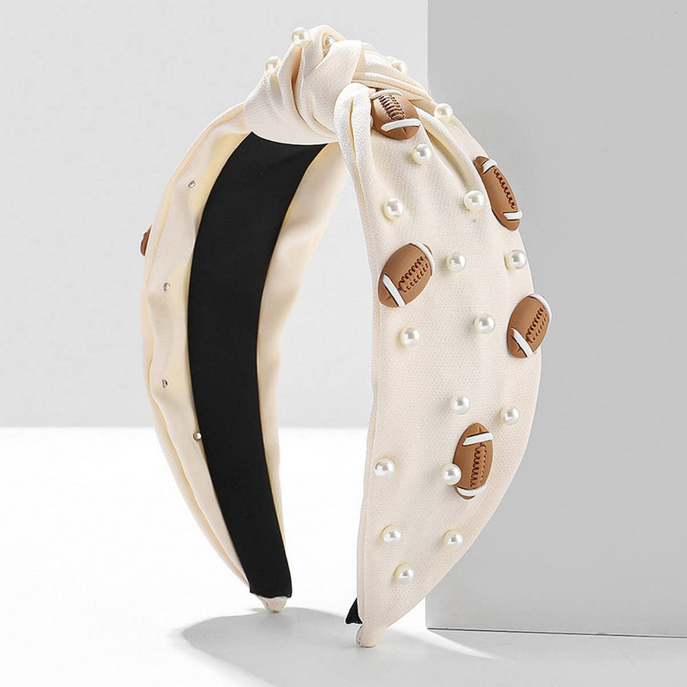 Football Pearl Headband