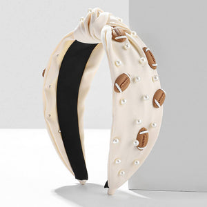 Football Pearl Headband