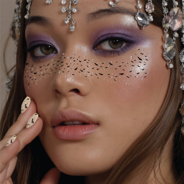 Twilight Bat Glitter Freckles— Halloween Makeup