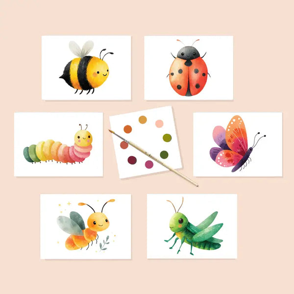 Garden Friends Watercolor Postcards