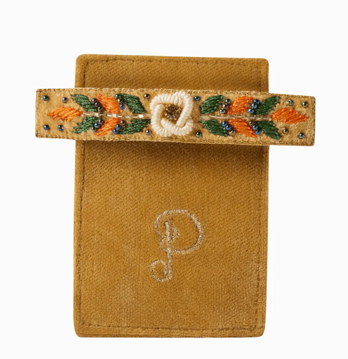 Embroidered Barette