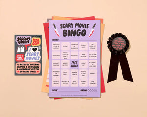 Scary Movie Bingo Game