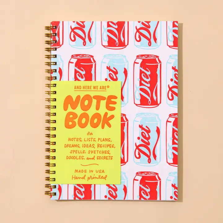 Letterpress Spiral Notebook
