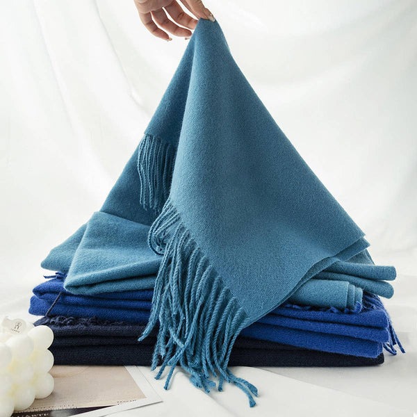 Cozy Solid Color Winter Scarf