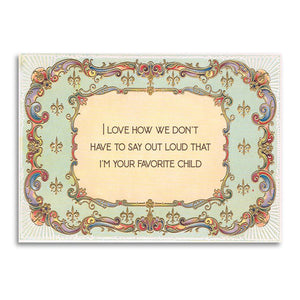 Bad Betty Mother's Day Card