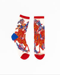 Sheer Crew Socks