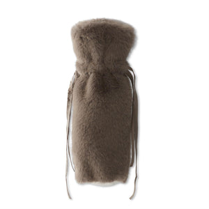 Faux Fur Wine Bag