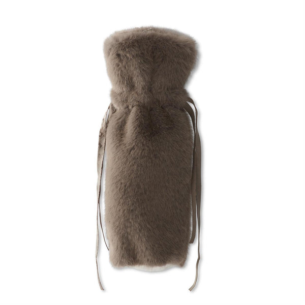 Faux Fur Wine Bag