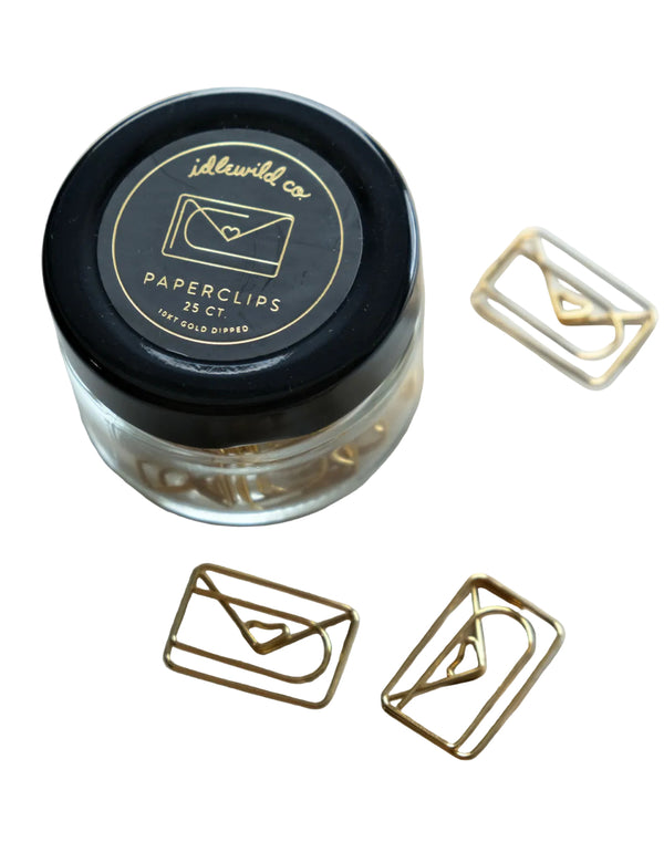 Gold Plated Paper Clips