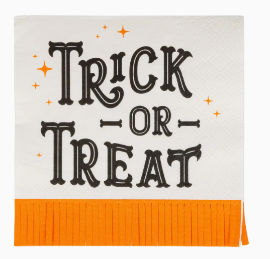 Vintage Trick or Treat Napkin