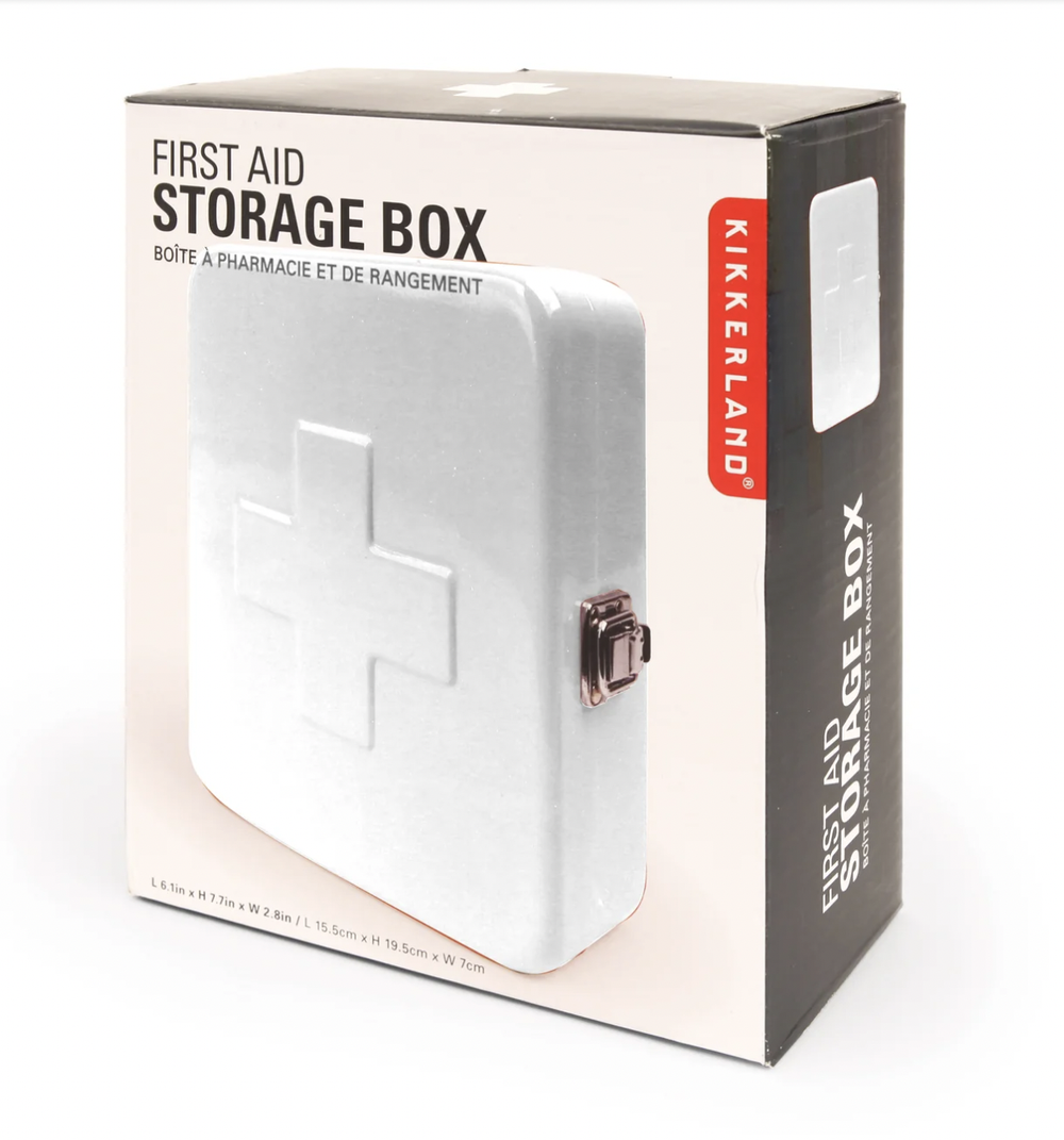 White First Aid Box