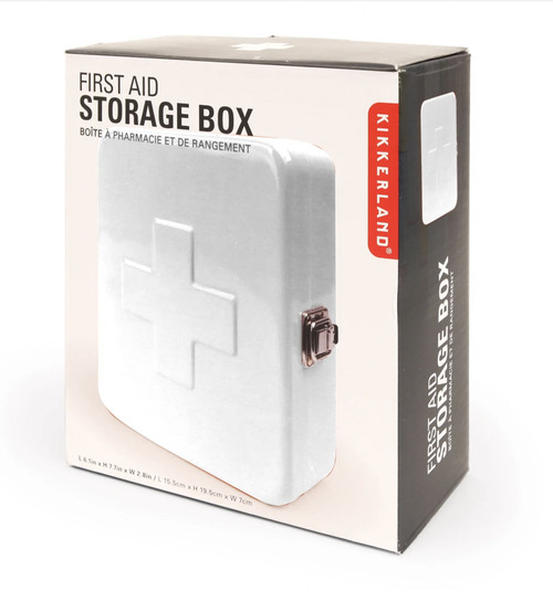 White First Aid Box