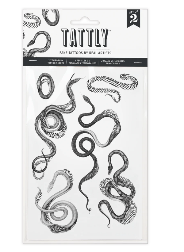 Unfurling Tattoo Sheet, Set of 2