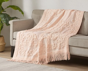 Tufted Chenille Lightweight Throw